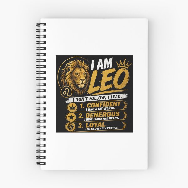 Item preview, I Am Leo | Confident Generous Loyal Lion Zodiac T-Shirt Design | Bold Horoscope Gift | Leo Birthday Artwork designed and sold by PrintableArt123.