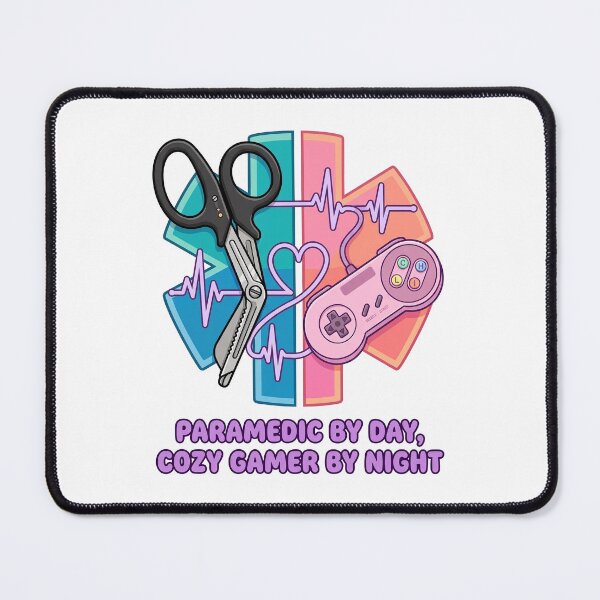 Item preview, Paramedic By Day Cozy Gamer By Night Funny EMT Appreciation designed and sold by Osmose-Studio ⭐⭐⭐⭐⭐.