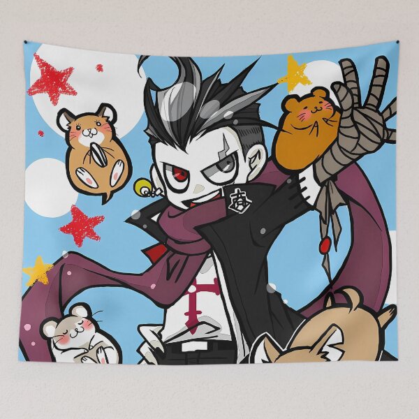 Item preview, Gundham Tanaka Danganronpa Chibi Hamster Star Chaos designed and sold by bystudiolereve.