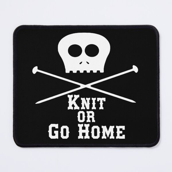 Item preview, Fiber Art Skull Needle Craft Statement Graphic designed and sold by KenColwill.