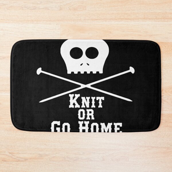 Item preview, Fiber Art Skull Needle Craft Statement Graphic designed and sold by KenColwill.