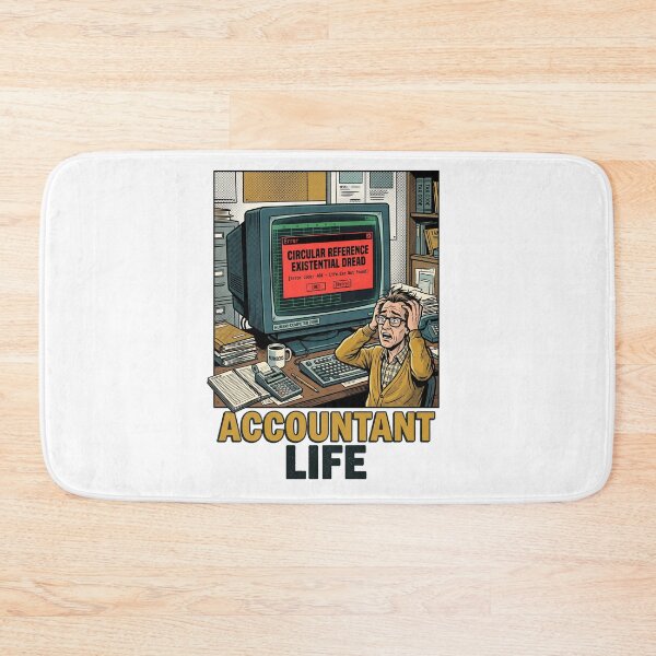 Item preview, Funny Accountant Spreadsheet Circular Reference Error gift designed and sold by Osmose-Studio ⭐⭐⭐⭐⭐.