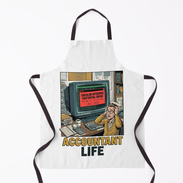 Item preview, Funny Accountant Spreadsheet Circular Reference Error gift designed and sold by Osmose-Studio ⭐⭐⭐⭐⭐.
