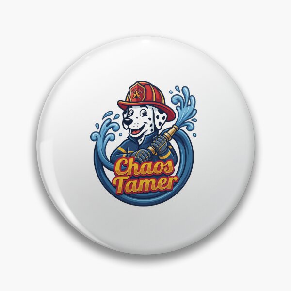 Item preview, Funny Firefighter Chaos Tamer First Responder Appreciation Gift Shirt designed and sold by Osmose-Studio ⭐⭐⭐⭐⭐.