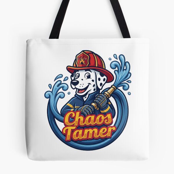 Item preview, Funny Firefighter Chaos Tamer First Responder Appreciation Gift Shirt designed and sold by Osmose-Studio ⭐⭐⭐⭐⭐.