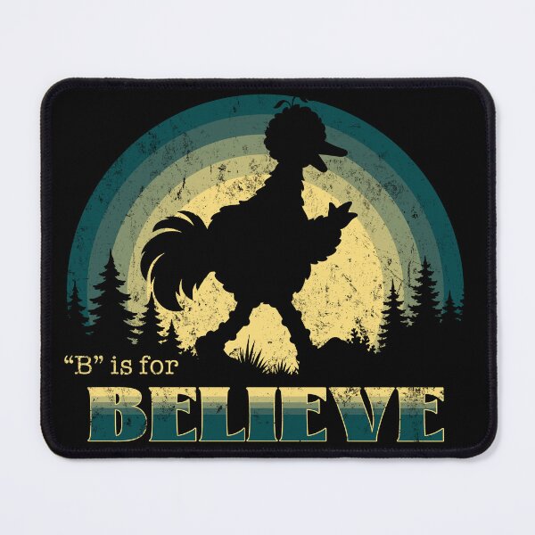Item preview, Bigfoot Big Bird Silhouette | Cryptid Sesame Street Parody T-Shirt designed and sold by CrimsonLizard.