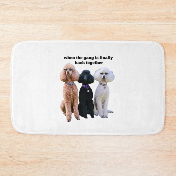 Item preview, Funny Poodle Squad Best Friends Reunion Print designed and sold by chaos-and-curls.