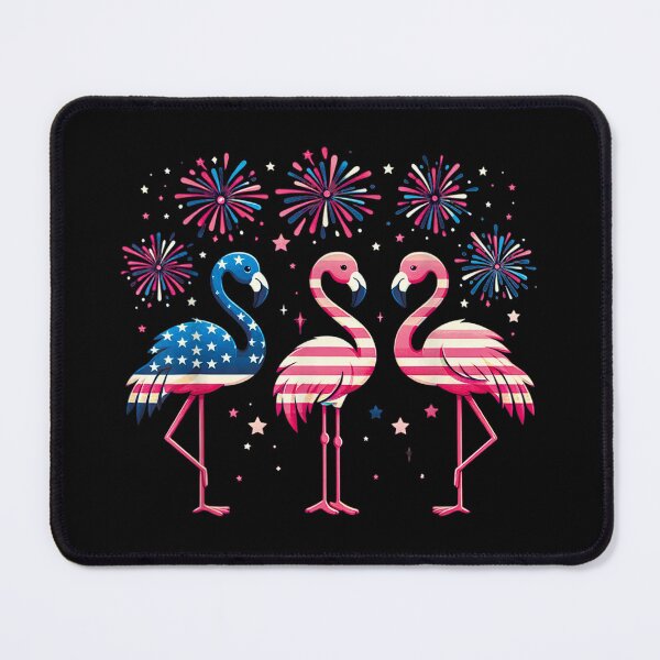 Item preview, Flamingo American Flag designed and sold by goombi-creative.
