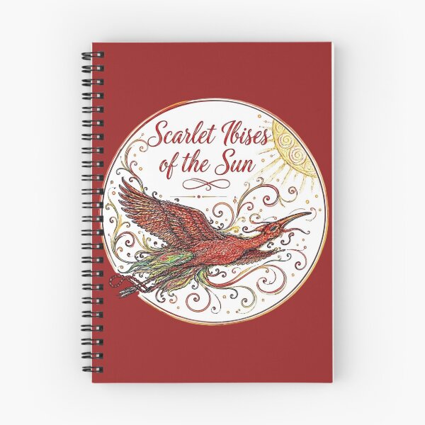 Item preview, Scarlet Ibises of the Sun Artistic Illustration designed and sold by mimiartes.