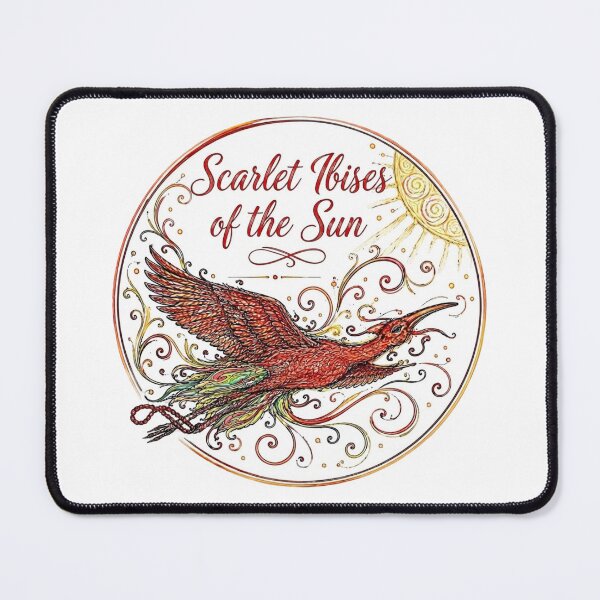 Item preview, Scarlet Ibises of the Sun Artistic Illustration designed and sold by mimiartes.