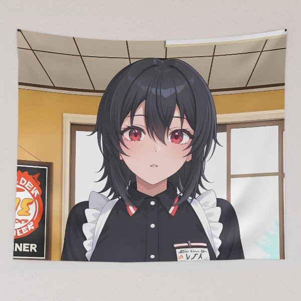 Item preview, Umi Asanagi Second Prettiest Girl Diner Uniform Shy Look designed and sold by bystudiolereve.