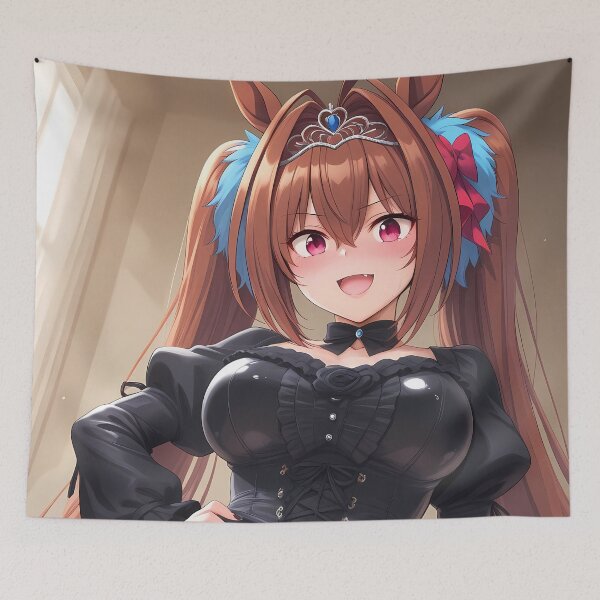 Item preview, Daiwa Scarlet Uma Musume Gothic Dress Smile designed and sold by bystudiolereve.
