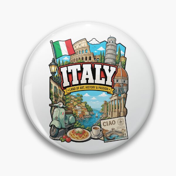 Item preview, Italy Adventures and Monuments Modern Design designed and sold by AtuqStudio.