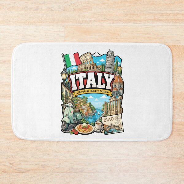 Item preview, Italy Adventures and Monuments Modern Design designed and sold by AtuqStudio.