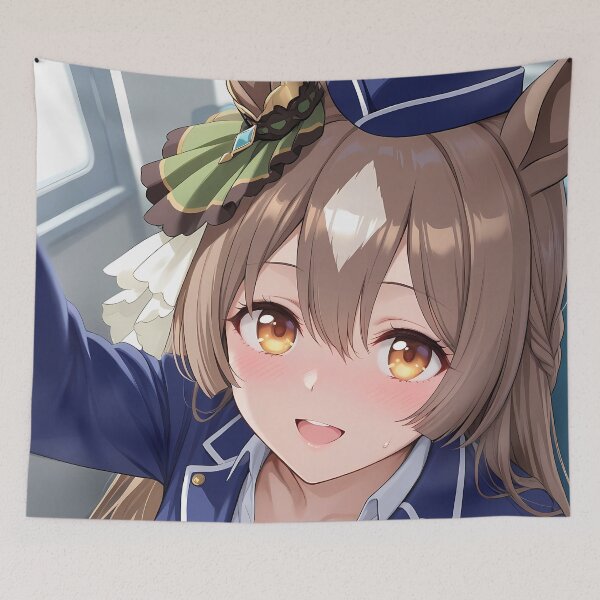 Item preview, Satono Diamond Uma Musume Pretty Derby Blue Uniform Close Smile designed and sold by bystudiolereve.