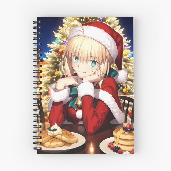 Item preview, Saber Fate Stay Night Christmas Cafe Evening designed and sold by bystudiolereve.