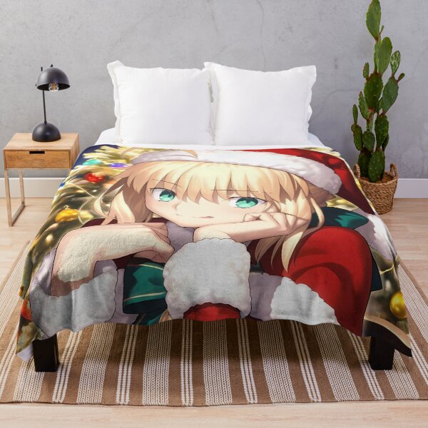 Item preview, Saber Fate Stay Night Christmas Cafe Evening designed and sold by bystudiolereve.