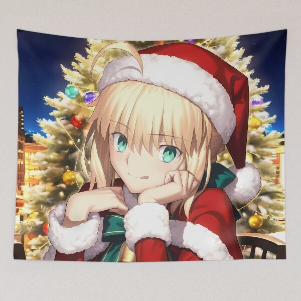 Item preview, Saber Fate Stay Night Christmas Cafe Evening designed and sold by bystudiolereve.