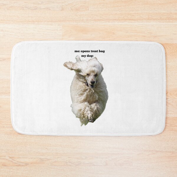 Item preview, Funny Poodle Treat Bag Reaction Meme Print designed and sold by chaos-and-curls.