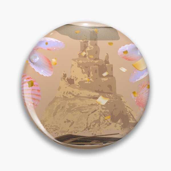 Item preview, Sandcastle Summer Beach Boats and Shells Pattern designed and sold by Extremeallie.