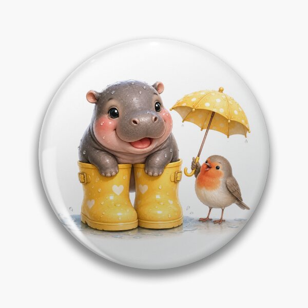 Item preview, Little rainy day friends splashing in sunshine boots designed and sold by QuirkNest Studio .