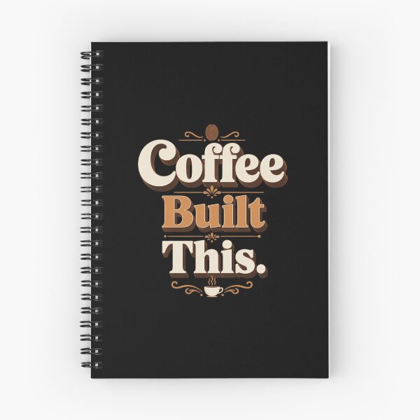 Item preview, Coffee Built This. | Retro Coffee Lover Typography Design designed and sold by Irene Catchmind.