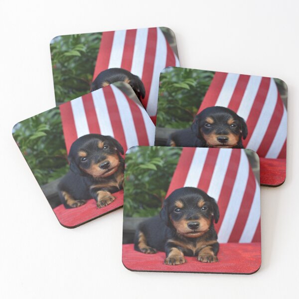 Item preview, Cute little dachshund puppy  designed and sold by OzzyluArt.