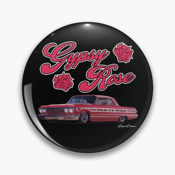 Item preview, 1963 Gypsy Rose with text, Lowrider, Kustom, Hot Rod, Muscle Car designed and sold by Elegant Customs.