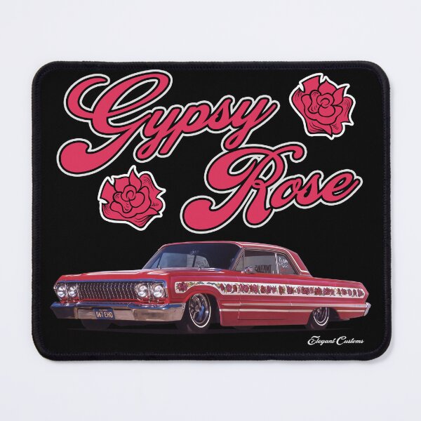 Item preview, 1963 Gypsy Rose with text, Lowrider, Kustom, Hot Rod, Muscle Car designed and sold by Elegant Customs.