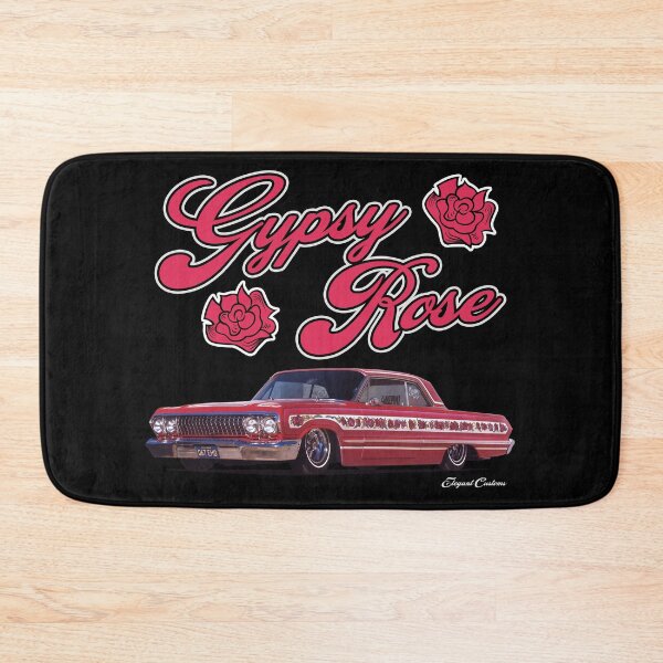 Item preview, 1963 Gypsy Rose with text, Lowrider, Kustom, Hot Rod, Muscle Car designed and sold by Elegant Customs.