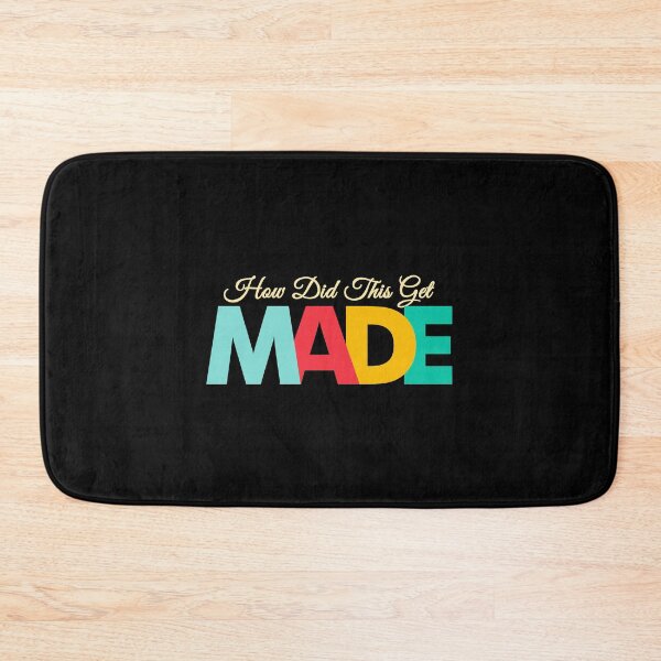 Item preview, How Did This Get Made Funny Sarcastic Quote Meme Retro Typography Design designed and sold by ronakris009.
