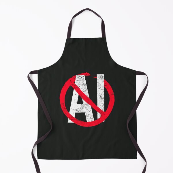 Item preview, No AI Logo / Anti-AI Symbol designed and sold by Frank J. Art.