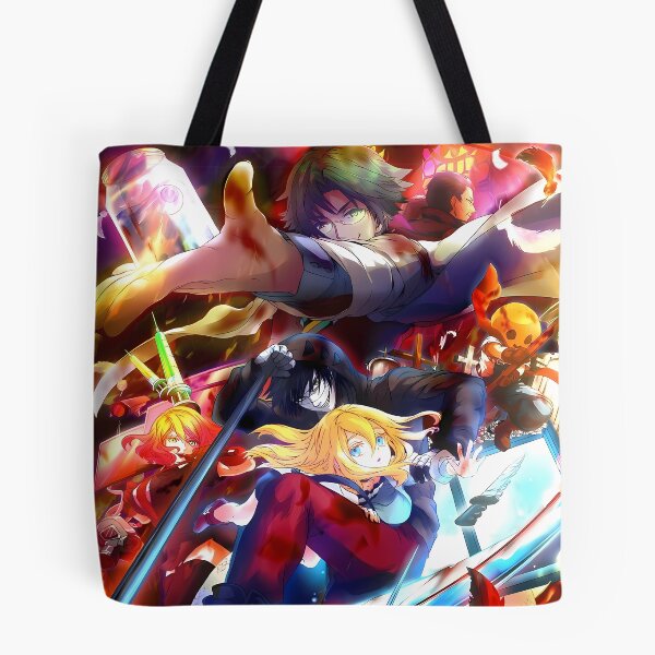 Item preview, Eddie Angels of Death Group Cast Colorful Anime Scene designed and sold by MicaheHaffner.