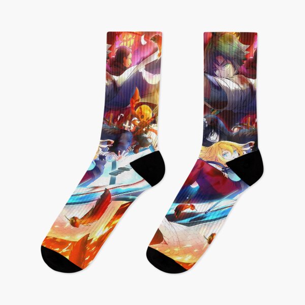 Item preview, Eddie Angels of Death Group Cast Colorful Anime Scene designed and sold by MicaheHaffner.