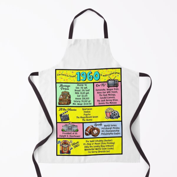 Item preview, 1960 Trivia Birthday Year - Class Reunion Fun Facts designed and sold by Lion and Lamb Design.