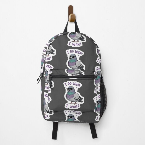 Item preview, Funny Inappropriate I Do What I Want Cool Pigeon Sticker | Funny Rebel Bird Meme Aesthetic designed and sold by Bhaskar Digital Art.
