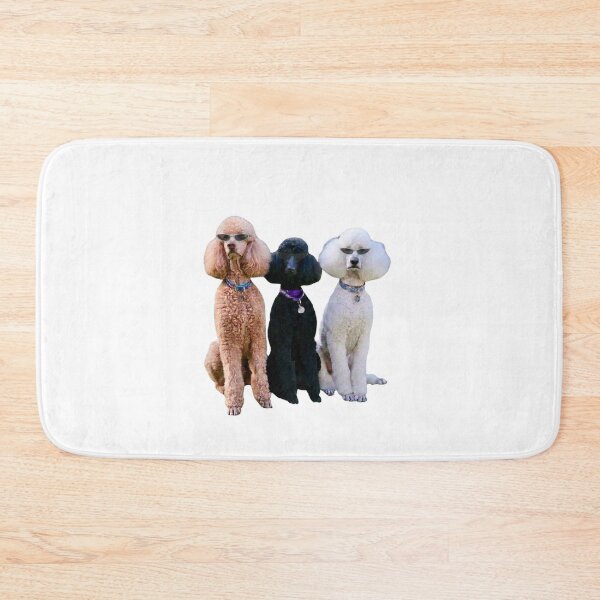 Item preview, Three Poodles With Sunglasses Cool Dog Art Print designed and sold by chaos-and-curls.