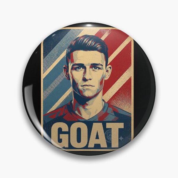 Item preview, Phil Foden - G.O.A.T Typography designed and sold by delacerdaan.