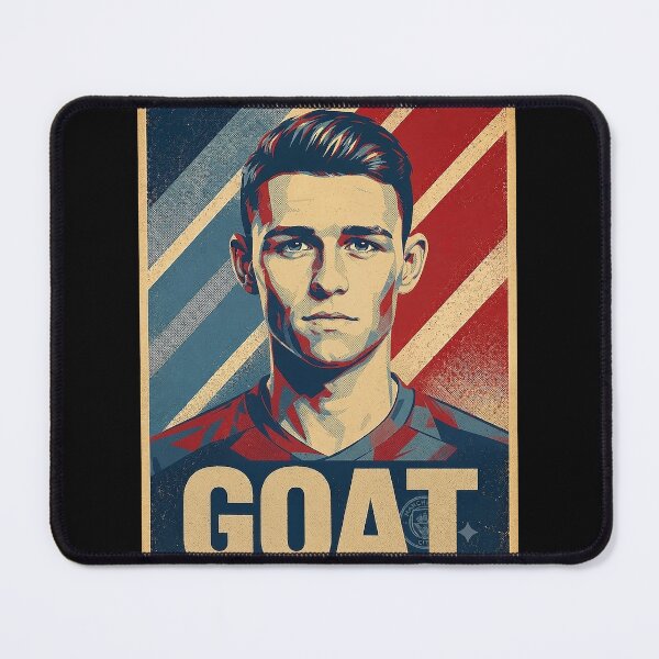 Item preview, Phil Foden - G.O.A.T Typography designed and sold by delacerdaan.