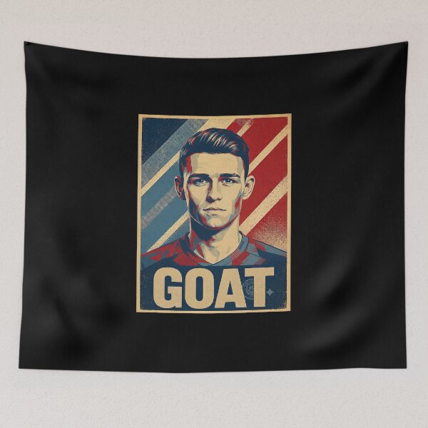 Item preview, Phil Foden - G.O.A.T Typography designed and sold by delacerdaan.