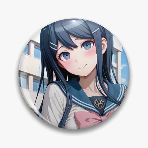 Item preview, Sayaka Maizono Danganronpa Campus Smile Blue Hair designed and sold by MicaheHaffner.