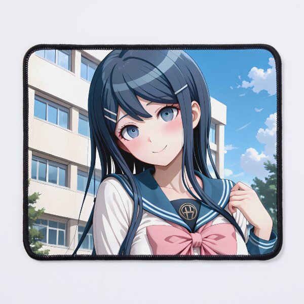 Item preview, Sayaka Maizono Danganronpa Campus Smile Blue Hair designed and sold by MicaheHaffner.
