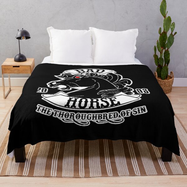 Item preview, Rebellious Horse Emblem Dark Sin Graphic designed and sold by Thefulavocado.