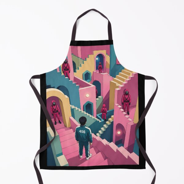 Item preview, Squid Game Inspired – Pastel Stair Maze designed and sold by AndGarciart.