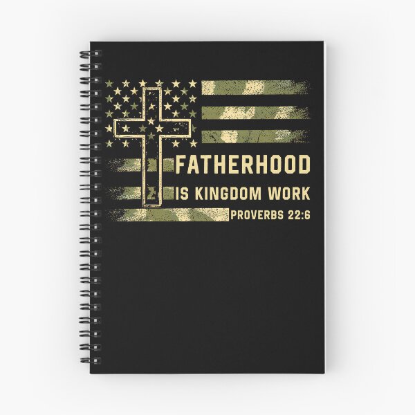 Item preview, Fatherhood is Kingdom Work Vintage Flag Christian designed and sold by studio-ssaam.
