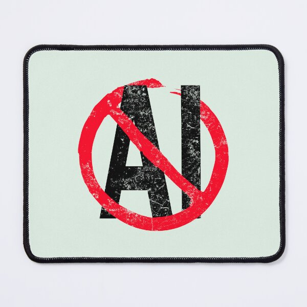 Item preview, No AI Logo / Anti-AI Symbol designed and sold by Frank J. Art.