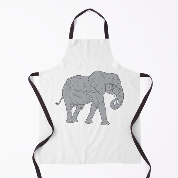 Item preview, Elephant Doodle Cute Gray Animal Sketch Illustration designed and sold by DoodleDuder.