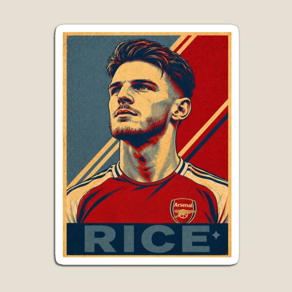 Item preview, Declan Rice - Sports Poster Illustration - Hope art designed and sold by delacerdaan.