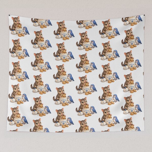 Item preview, Cookie cravings shared between tiny best friends  designed and sold by QuirkNest Studio .