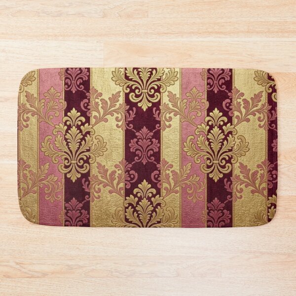 Item preview, Burgundy, Pink & Gold Striped Damask designed and sold by DesignsByPrnces.